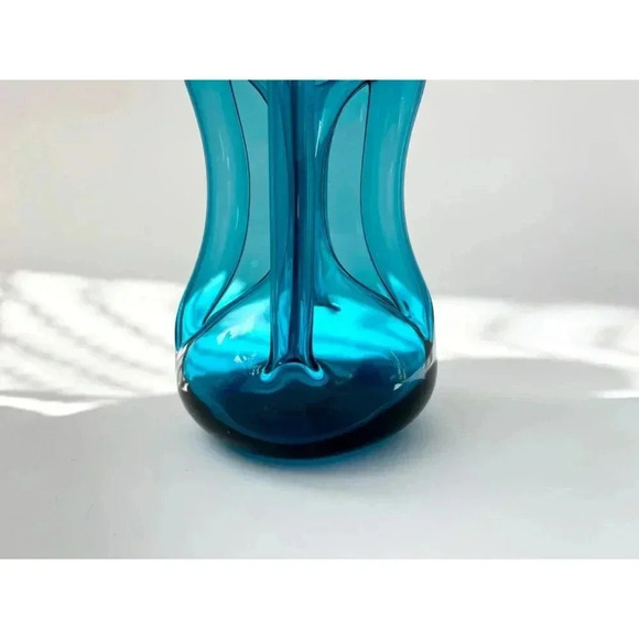 Vintage Kluk Kluk Holmegaard Vintage Midcentury Modern Glass Decanter - 10" - Picture 7 of 10